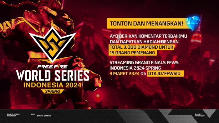 Babak grand final FFWS ID 2024 Spring segera digelar. Nah kabar gembiranya, ada diamond yang bisa gamer peroleh secara gratis lho.