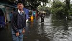 Penampakan Banjir yang Merendam Kawasan Tanjung Priok