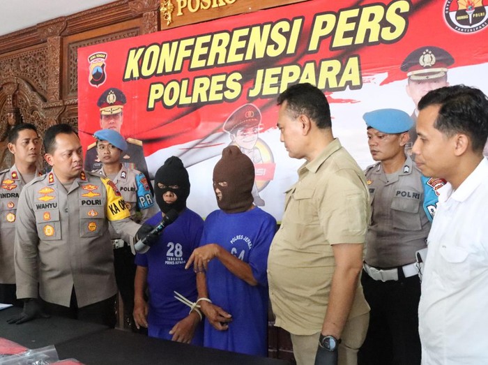 Polres Jepara ungkap kasus 2 kakek perkosa cucu sendiri, Kamis (29/2/2024).