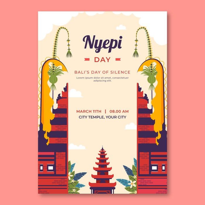 Poster Hari Raya Nyepi 2024. (Freepik)