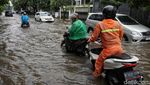 Potret Banjir Rendam Kawasan Elit Kelapa Gading