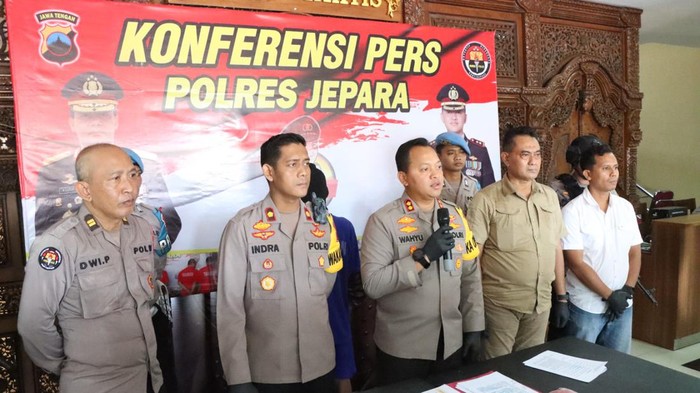 Polres Jepara merilis kasus pencabulan yang terjadi di wilayah hukumnya, Kamis (29/2/2024).