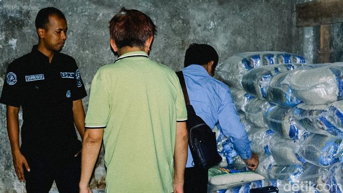 satgas pangan sidak toko beras di kota blitar