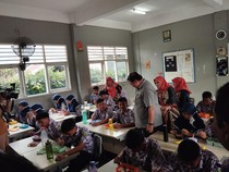 Simulasi Program Makan Siang Gratis Perdana Digelar di Tangerang