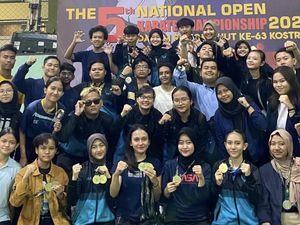 Bangga! UKM Unair Borong 35 Medali di 5th National Karate Championship 2024