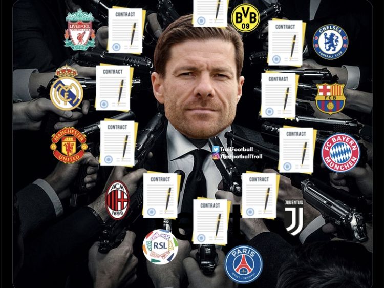 Meme Xabi Alonso si Primadona, Klub-klub Top Antre Mendapatkannya