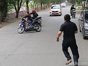 Balap Liar di Kokrosono Semarang Dibubarkan Polisi, 2 Motor Ditinggal Lari