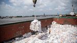 42 Ribu Ton Beras Impor Tiba di Palembang