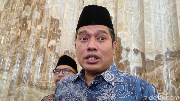 Anggota Badan Pelaksana BPKH Harry Alexander usai acara Sosialisasi Haji BPKH-BPD DIY Syariah di Yogyakarta, Jumat (1/3/2024).