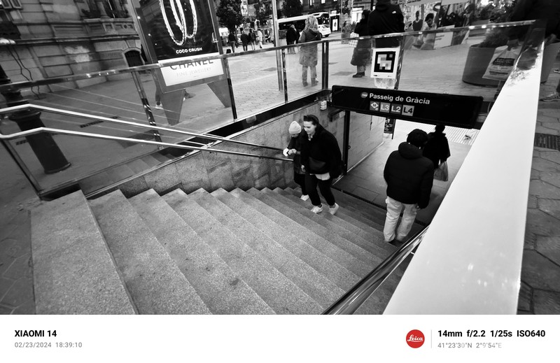 Hasil foto kamera BW Leica Xiaomi 14