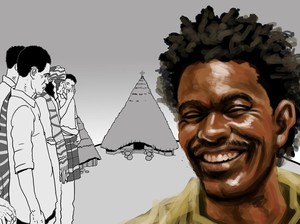 Pria Jangkung yang Kerap Tersandung