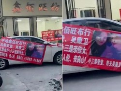 Wanita Pajang Poster Permalukan Suami Selingkuh, Sosok WIL Tak Diduga