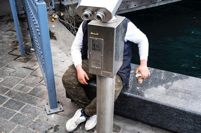 Kumpulan Foto seni jalanan timing pas