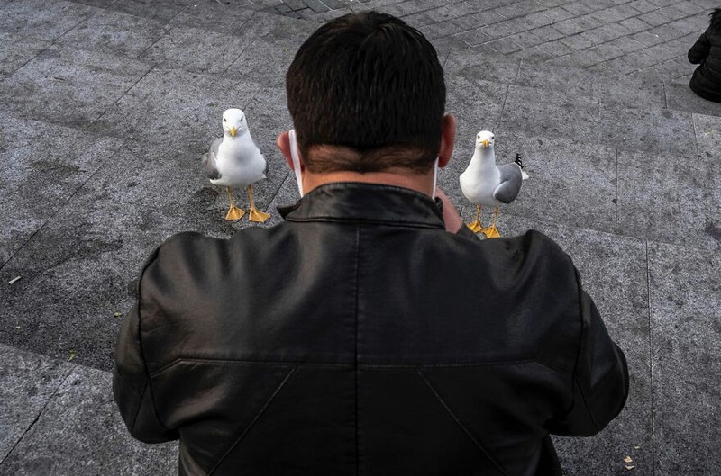 Kumpulan Foto seni jalanan timing pas