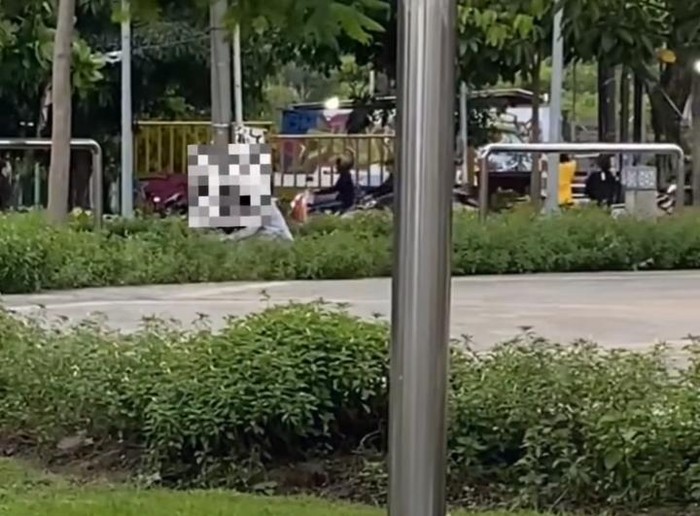 Malang gaya bebas sejoli mesum di taman