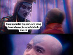 Deretan Meme Kocak Aang dan Kyoshi Bikin Ngakak