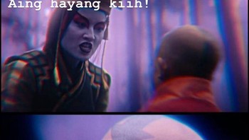 Edisi kebelet pipis... Foto: Twitter