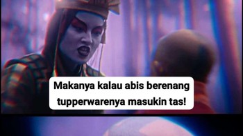 Lupa bawa pulang Tupperware. Foto: Twitter