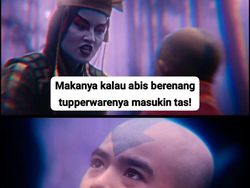 Deretan Meme Kocak Aang dan Kyoshi Bikin Ngakak