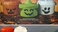 Khusus pada Halloween tahun 1990an, ada mainan lucu yang dihadirkan oleh Happy Meal. Bentuknya menyerupai panci dengan wajah yang imut. Foto: Istimewa