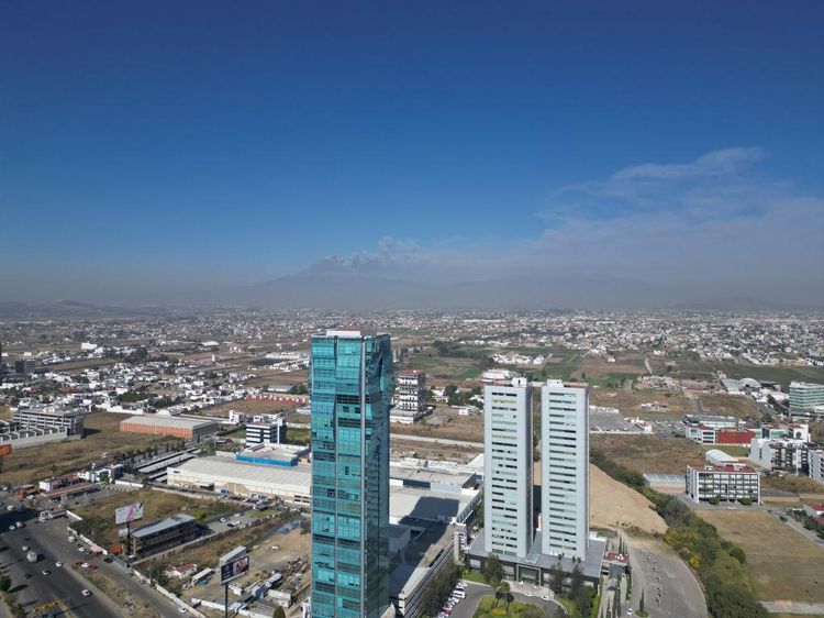 Penampakan Abu Vulkanik Gunung Popocatepetl dari Perkotaan Meksiko