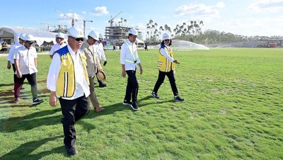 Penampakan Lokasi Upacara HUT RI 17 Agustus di IKN