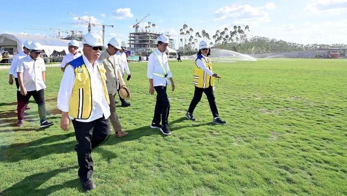 Penampakan Lokasi Upacara HUT RI 17 Agustus di IKN Penampakan Lokasi Upacara HUT RI 17 Agustus di IKN