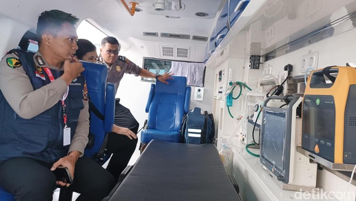Posko Trauma Center di Arena F1 Powerboat Danau Toba. (Goklas Wisely/detikcom)