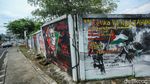 Potret Mural Dukung Palestina di Depok