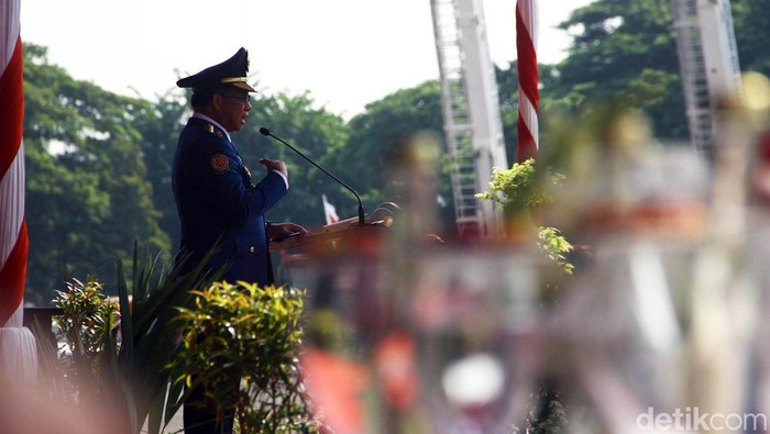 Puncak HUT Pemadam dan Penyelamatan ke 105 di Surabaya