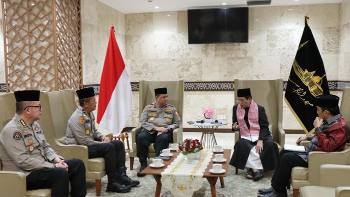 Tim Ops NCS Polri Bertemu Imam Besar Masjid Istiqlal