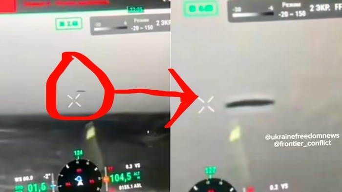 UFO direkam tentara Ukraina