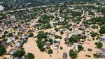 Foto Udara Banjir Bandang Terjang Bolivia