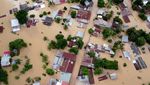 Foto Udara Banjir Bandang Terjang Bolivia