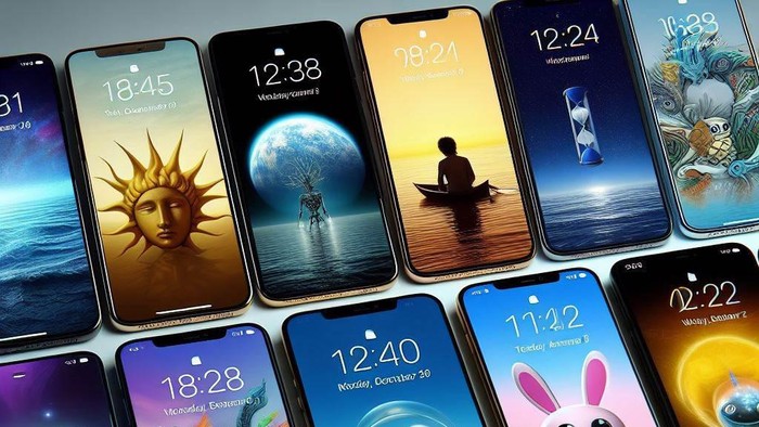 Ilustrasi smartphone