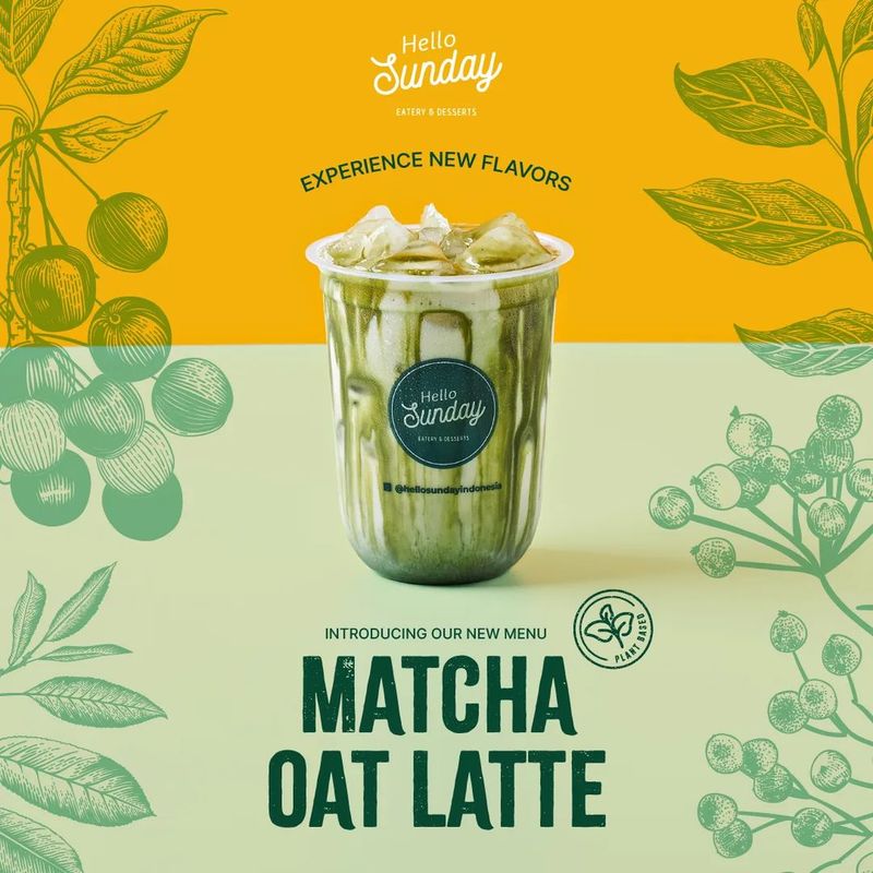 Kafe dengan menu matcha tereenak