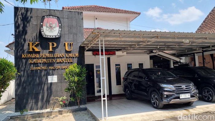 Kantor KPU Kabupaten Bantul.