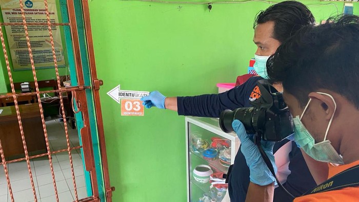 Kantor SD di Pundong Bantul yang dibobol pencuri.