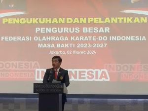 Hadiri Pengukuhan PB FORKI, Hadi Tjahjanto Janji Bawa Karate RI Berprestasi