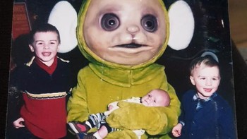 Teletubiesnya kok creepy ya. Foto: sadanduseless