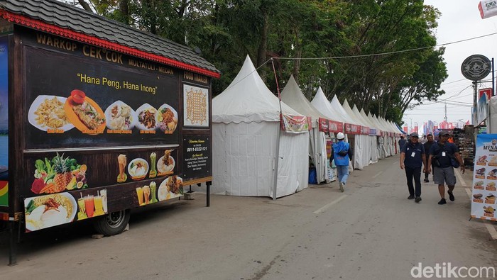 Lokasi UMKM di event F1 Powerboat 2024 Danau Toba. (Foto: Goklas Wisely/detikSumut).