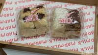 Sebelum menu cold milk bun viral, menu milk bun biasa nya memang sudah terkenal. Variasi rasanya banyak, tetapi kami memilih The Og dan Nutella Banana yang paling favorit. Foto: Detikcom / Atiqa Rana