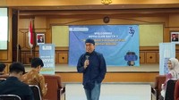 Salman Subakat selaku CEO Nurhayati Subakat Entrepreneurship Institute memberikan sambutan./Foto: Luthfi Zian Nasifah/detikedu