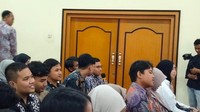 Mahasiswa Novo Club aktif berinteraksi selama acara welcoming berlangsung./Foto: Luthfi Zian Nasifah/detikedu
