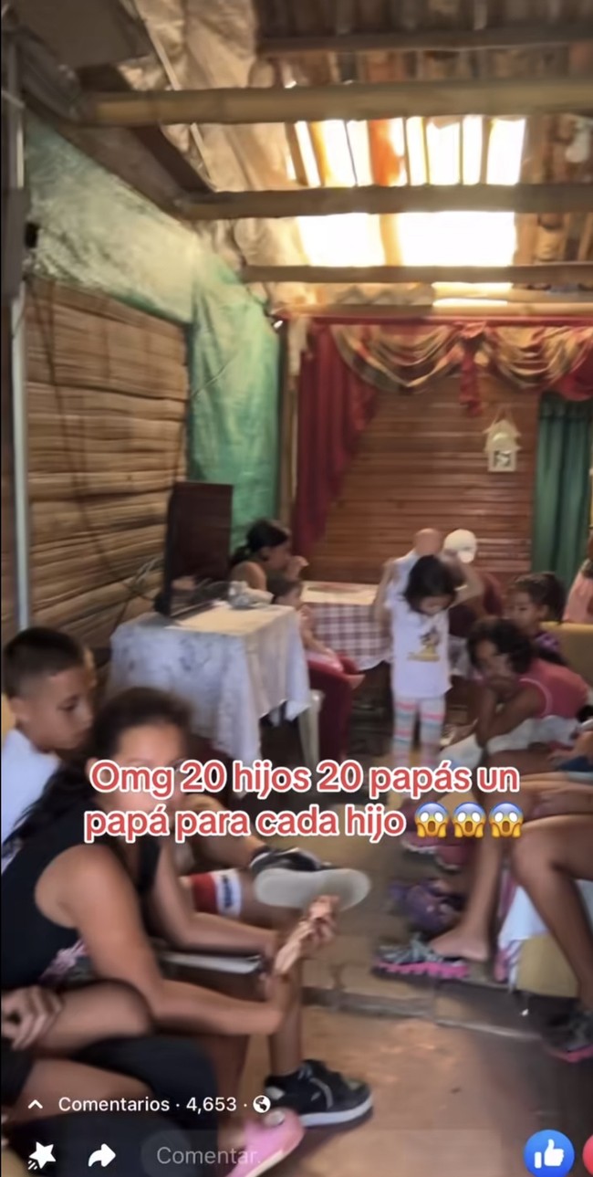 Martha pun kesulitan menghidupi 19 anaknya terlebih kini sedang mengandung. Apalagi 17 dari 19 putra-putrinya masih berusia di bawah 17 tahun.  Foto: TikTok @gegita_flores503