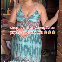 Martha asal Medellin, Kolombia adalah ibu yang punya 19 anak di usianya yang ke-39 tahun. Wanita itu disebut pertama kali melahirkan di usia 18 dan hamil hampir setiap tahun setelah itu.  Foto: TikTok @gegita_flores503