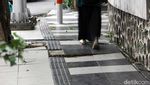 Sejumlah Pedestrian di Surabaya Rusak