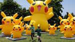 Pikachu Bikin Heboh Bali, Begini Potretnya