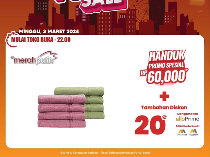 Transmart Full Day Sale-Handuk