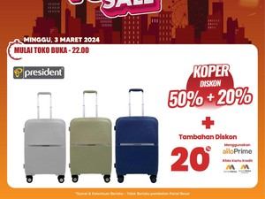 Cari Koper buat Persiapan Mudik? Di Transmart Full Day Sale Ada Banjir Diskon